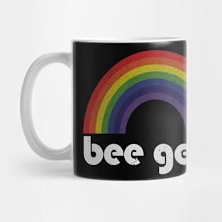 Bee Gees / Vintage Rainbow Design // Fan Art Design Mug